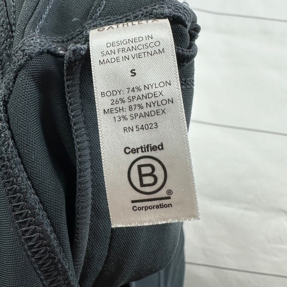 Athleta Leggings Womens Small Blue Gray Delancey Moto Travel Modern City Active - Picture 6 of 12